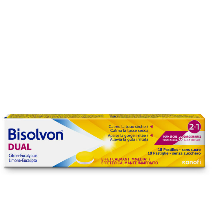 Bisolvon® Dual 2en1 Pastilles à sucer